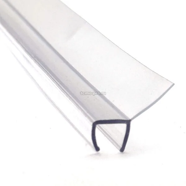 414-005-8 Профиль уплотнительный стекло 8 мм Crystal,длина 2200мм